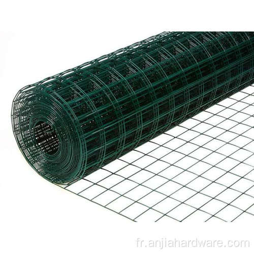 Bonne clôture en maille d'onde de revêtement en plastique anti-corrosion